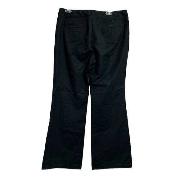 Ann Taylor Signature Fit Just Below the Waist Black Wide Leg Pants Size 12 - Picture 2 of 5